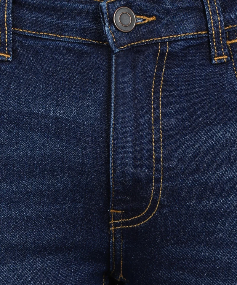 Urbano Fashion  Urbano Fashion Men's Blue Slim Fit Washed Jeans Stretchable for Men | Best Price UAE